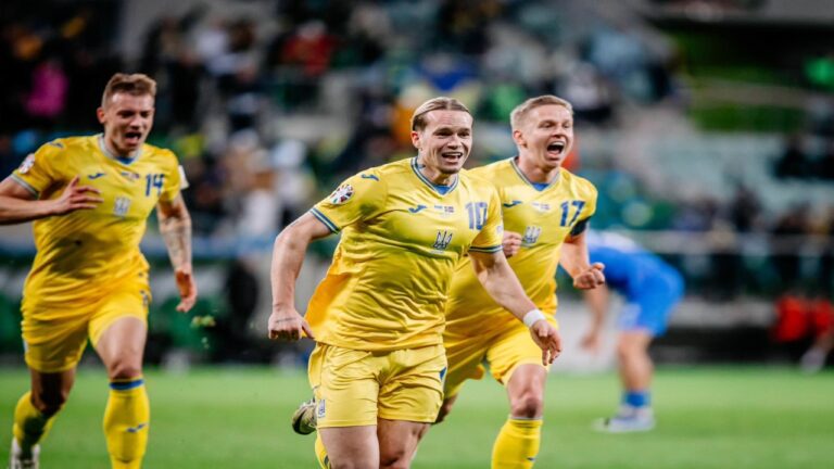 Mudryk clasificó a Ucrania a la Eurocopa 2024