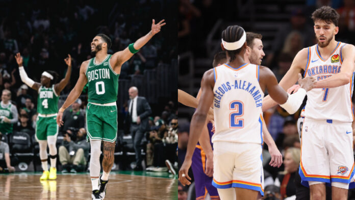 Celtics y Thunder triunfaron en la jornada dominical