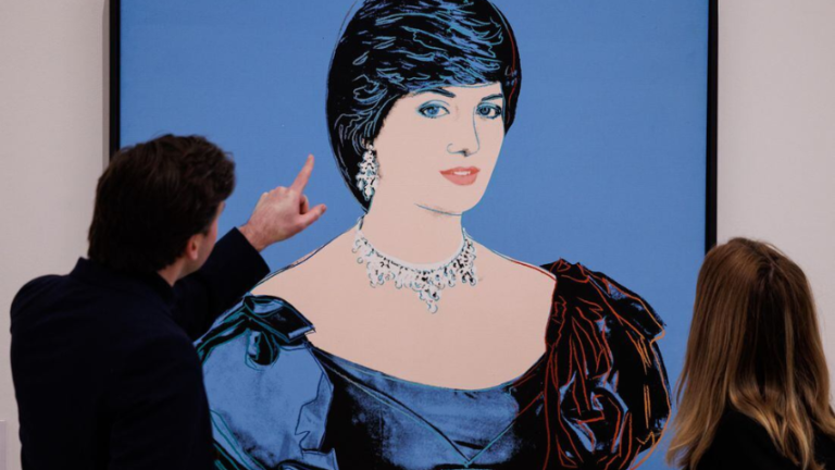Subastan retrato de Diana de Gales por Andy Warhol