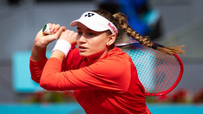 Elena Rybakina debutó con triunfo en Madrid