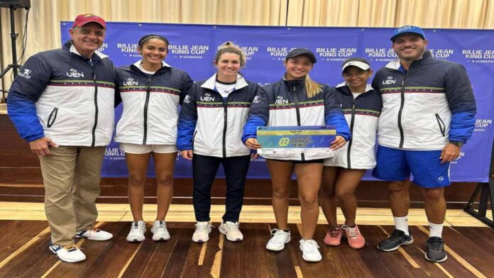 Venezuela finalizó tercera de grupo en la Billie Jean King Cup