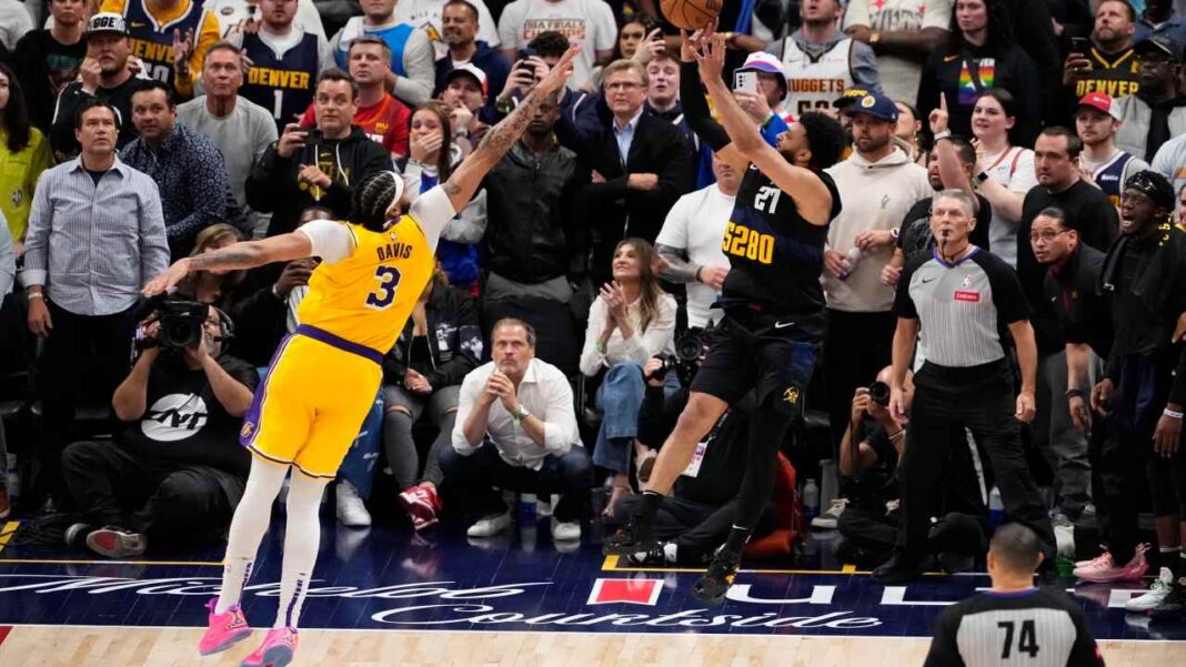 Jamal Murray definió la victoria sobre Lakers