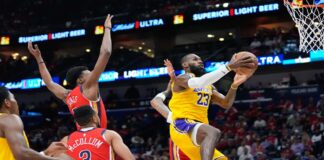 Lakers se cita con Nuggets tras vencer a Pelicans