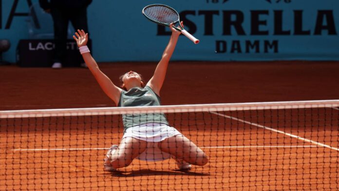 Sorrbes logró derrotar a Svitolina en Madrid