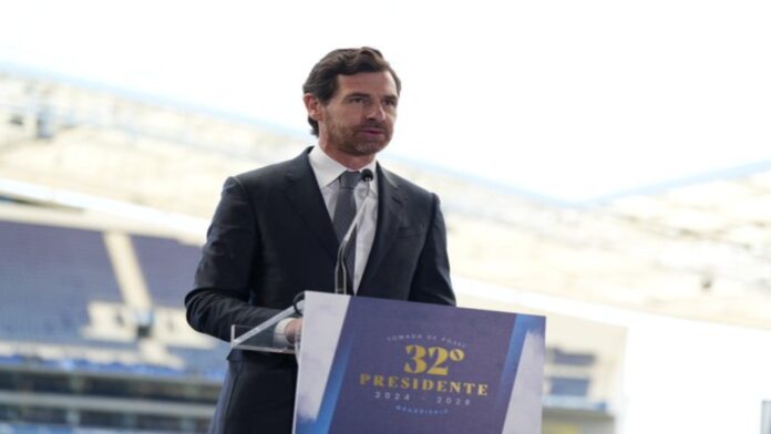 Andre Villas Boas asume como presidente del FC Porto