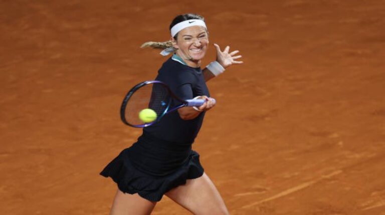 Azarenka se luce ante Sakkari y accede a cuartos en Roma