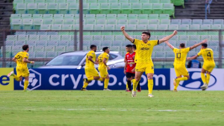 Caracas cayó ante Peñarol y sigue en el sótano del grupo
