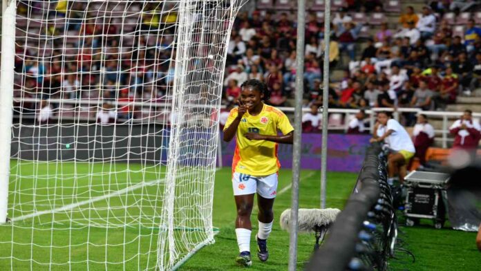 Linda Caicedo marcó doblete ante Venezuela
