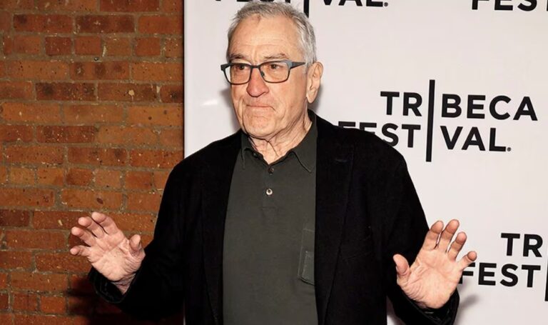 Robert De Niro no encaró a manifestantes propalestinos en Nueva York, estaba en un rodaje