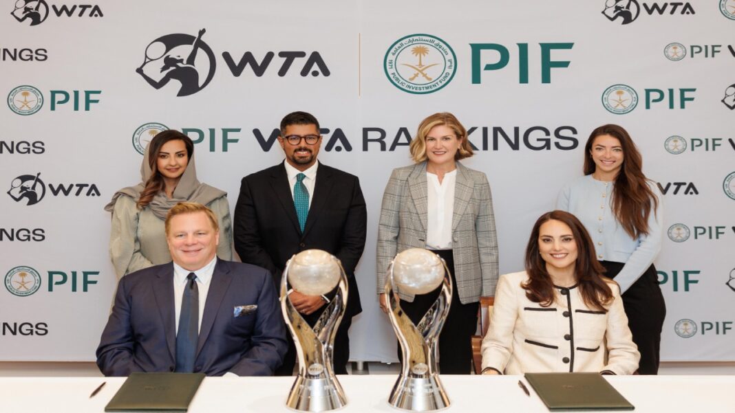 La WTA y el PIF saudí se asocian para 