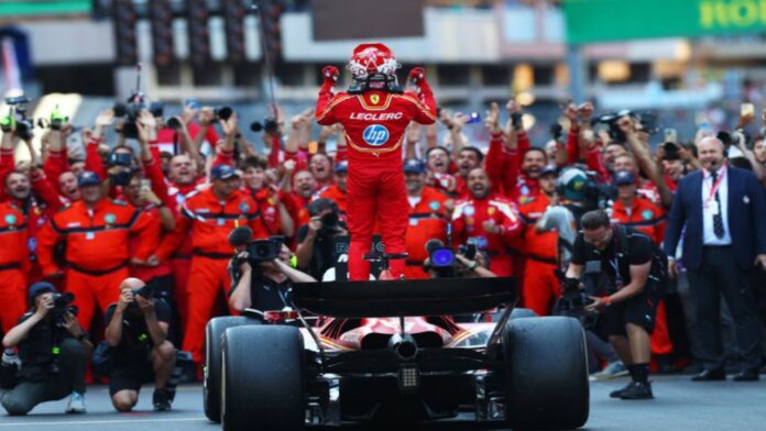 Leclerc consigue la primera victoria de la temporada en casa