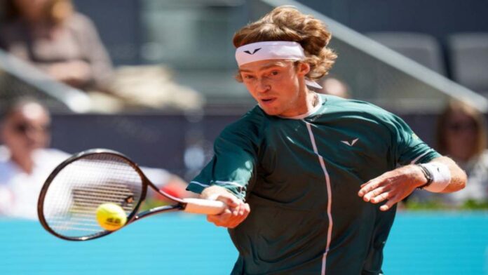 Rublev se instaló en la final de Madrid