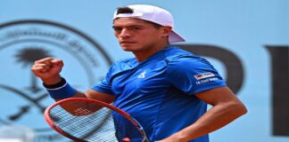 El argentino Báez doma a Rune y se clasifica a octavos de un Masters 1.000 por vez primera