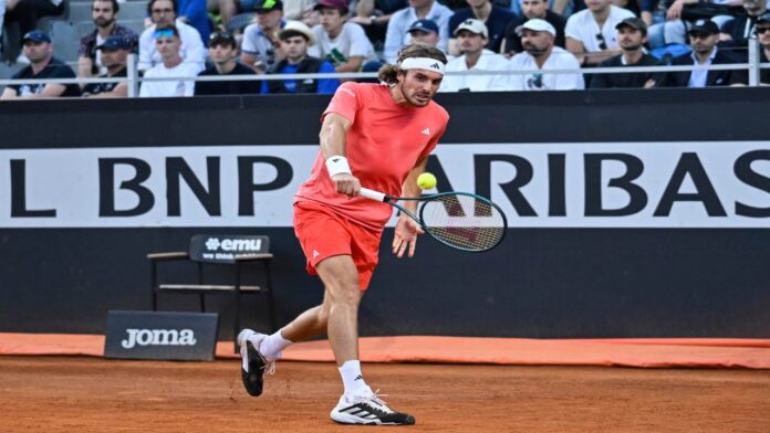 Tsitsipas superó a Norrie y se instaló en octavos de final de Roma