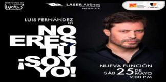 Luis Fernández se presentará este #25may con su Stand up "No eres tú soy yo"