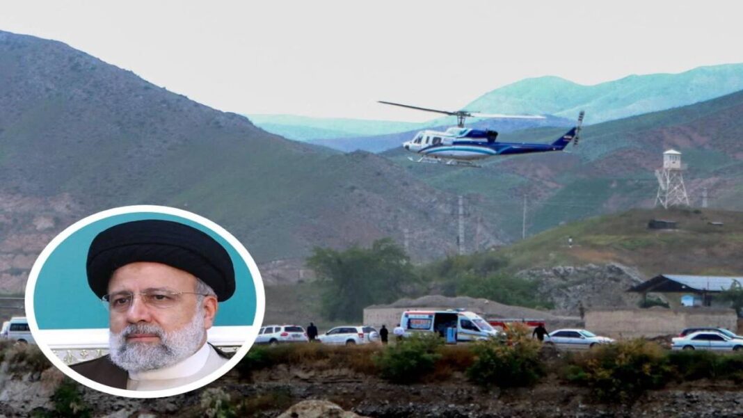 El Ejército iraní afirma que ha localizado el helicóptero en el que viajaba Rais