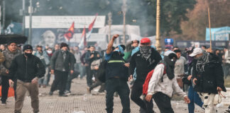 #EnFotos Protestas a las afueras del Congreso argentino