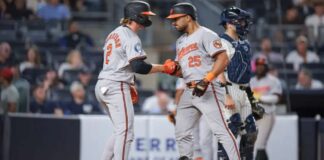 Anthony Santander continúa en estado de gracia con Baltimore
