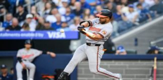 Anthony Santander llegó a 11 jonrones en la temporada