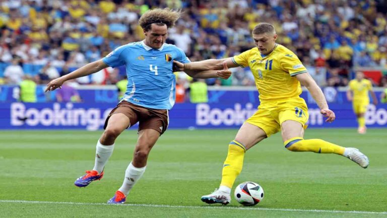 Bélgica igualó sin goles con Ucrania y avanza