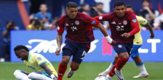 Costa Rica firmó histórico epate con Brasil en el debut
