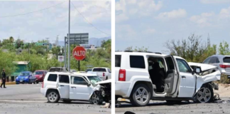 Al menos un muerto y varios heridos en accidente de equipo de Sheinbaum en norte de México