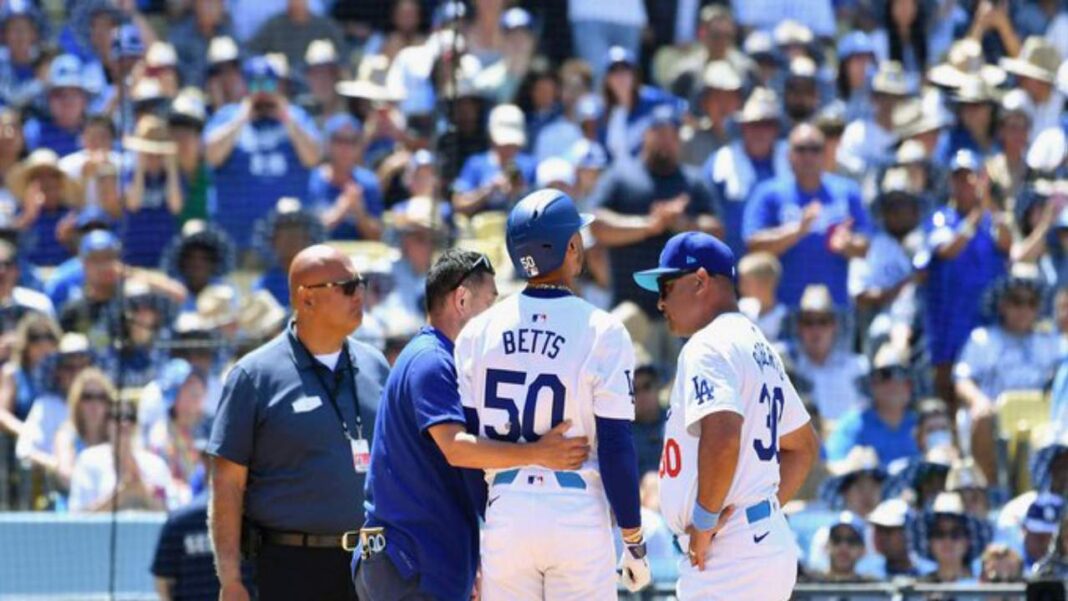 Mookie Betts se fracturó la muñeca en victoria de los Dodgers