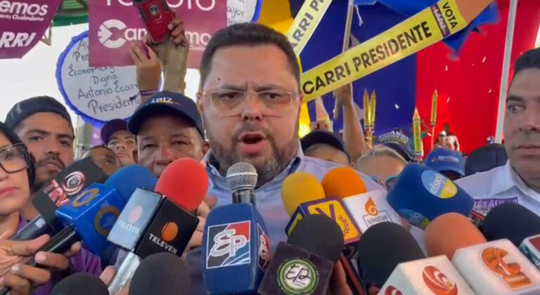 Candidato Antonio Ecarri promete créditos para emprendedores