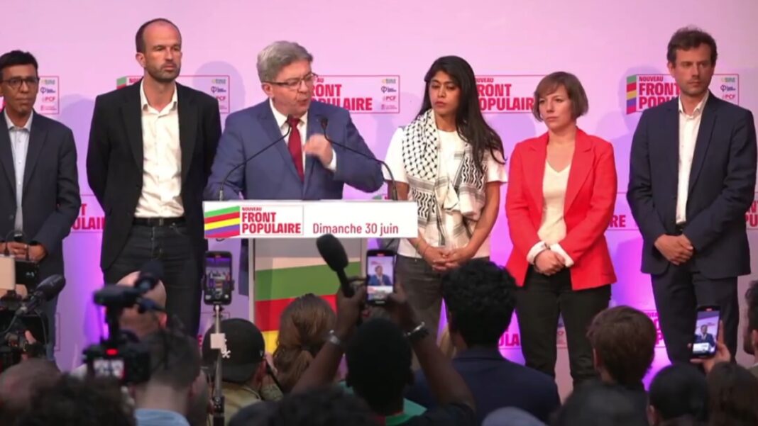 Mélenchon anuncia que la izquierda retirará las candidaturas que quedaron en tercer puesto