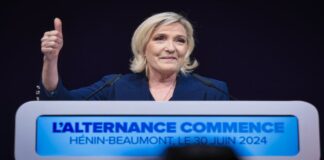 Marine Le Pen gana la primera vuelta de las elecciones en Francia