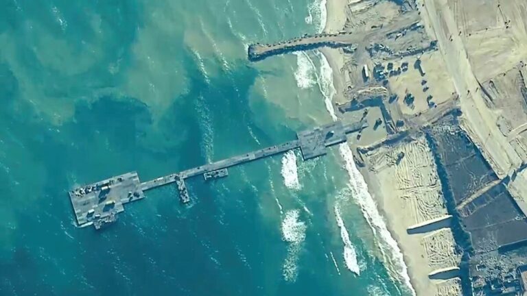 El muelle de EEUU en Gaza permite una entrada récord de ayuda humanitaria