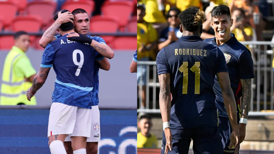 Paraguay y Ecuador cerraron su preparación con victoria