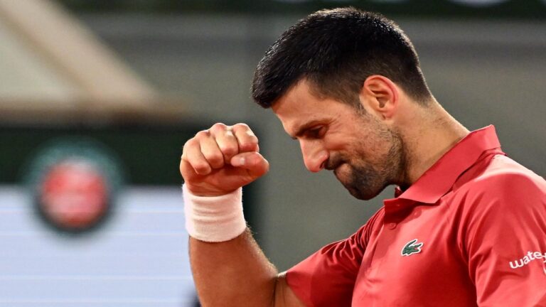 Djokovic sobrevivió a la tempestad nocturna de Musetti