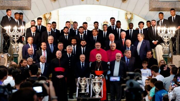 El Real Madrid cierra las celebraciones institucionales en el Ayuntamiento