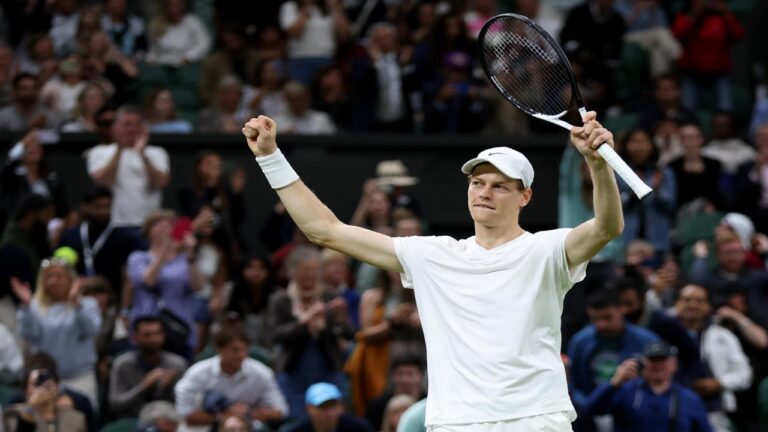 Sinner se quedó con la batalla italiana en Wimbledon