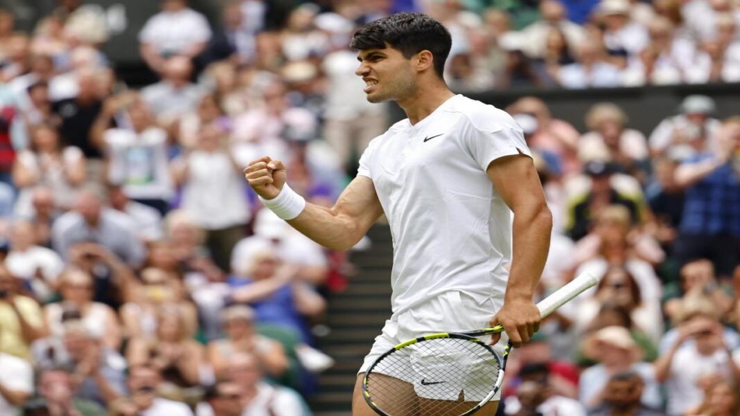 Alcaraz superó su primera prueba en Wimbledon