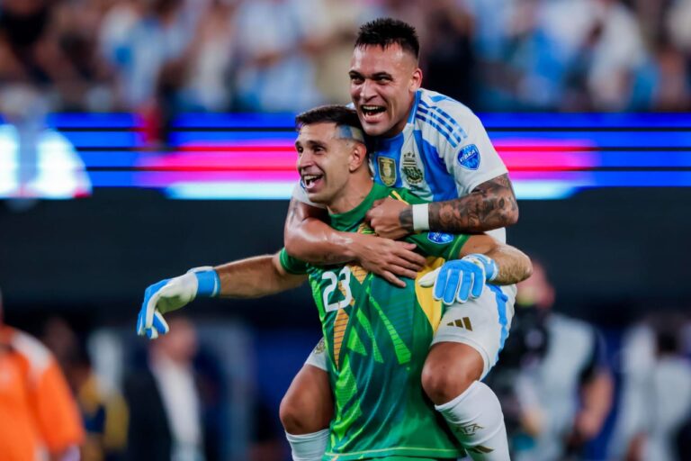 Lautaro Martínez convirtió a Argentina en bicampeona de América
