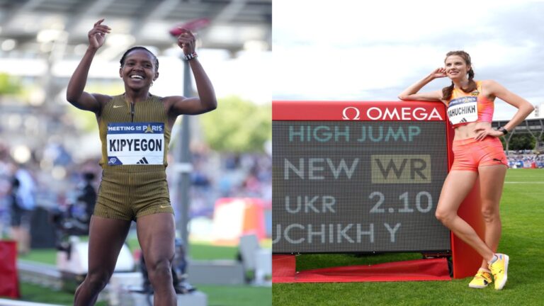 Kipyegon y Mahuchikh brillaron en París con récord mundiales