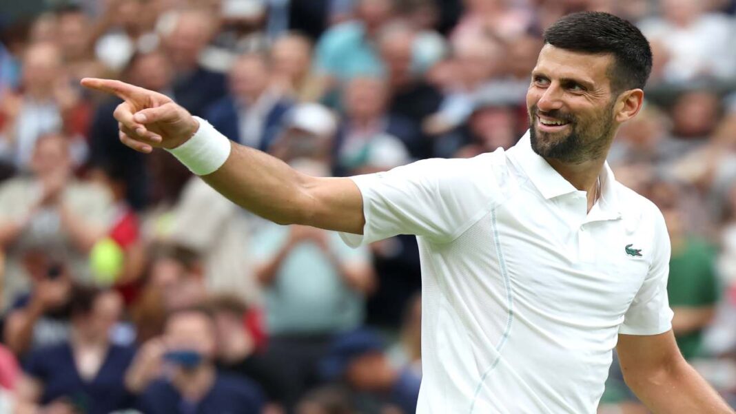 Djokovic se deshizo de su primer rival en Wimbledon