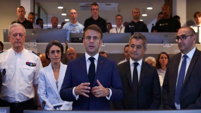 Macron orgulloso ante seguridad durante ceremonia inaugural de los JJ.OO.