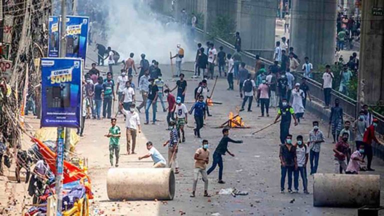 Más de 500 arrestados durante protestas estudiantiles en Bangladés