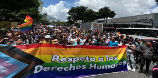 La comunidad LGBTQI+ marcha por sus derechos en Caracas