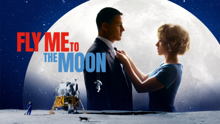 Scarlett Johansson defiende vigencia del sueño americano en ‘Fly me to the moon’