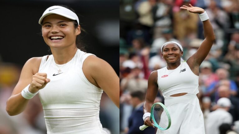 Raducanu y Gauff volaron directo a la siguiente ronda