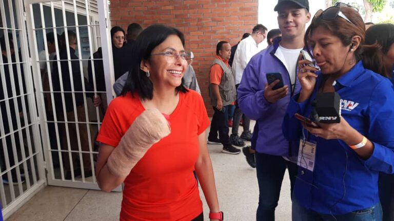 Delcy Rodríguez: Hoy el pueblo salió a votar