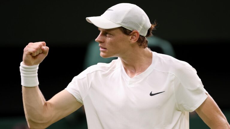 Sinner se paseó rumbo a los octavos de final en Wimbledon