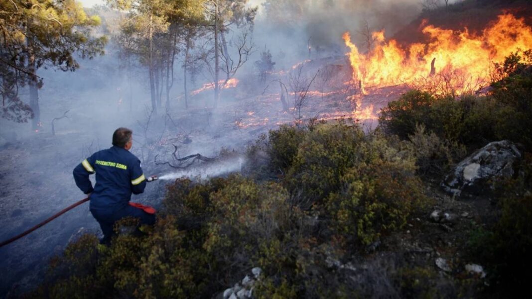 Unos 1.200 turistas evacuados por un incendio forestal junto a un pueblo costero italiano