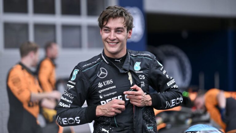 George Russell logró la pole en Silverstone