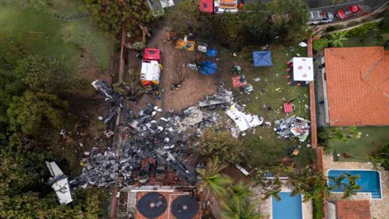 Confirman 62 muertes en accidente en Brasil con pasajero que no estaba en lista