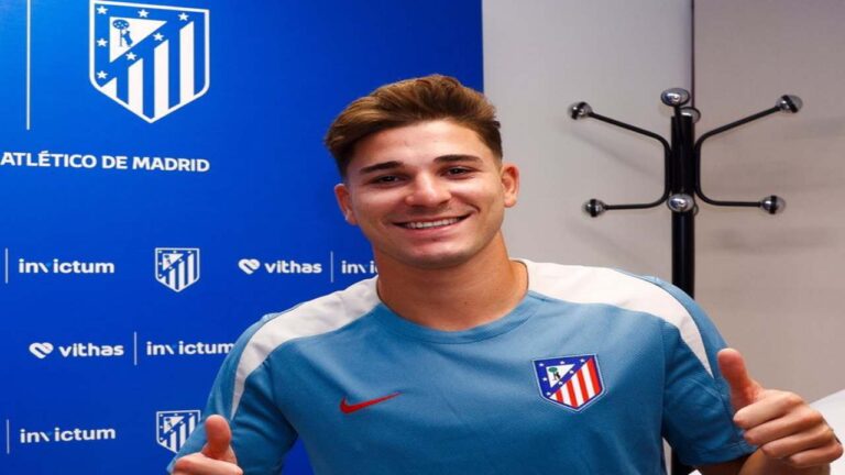 El Atlético hizo oficial la llegada de Julián Álvarez